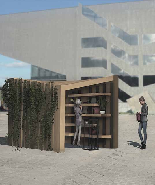 tunel libro proyecto diseño 3D
