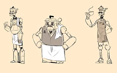El diseño de personajes en ‘Mocca’